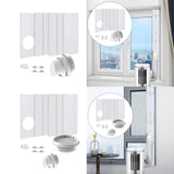 Maxbell Air Conditioner Window Kit Sturdy Replacement for Repair Home Sliding Window without Rain Cover