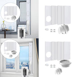 Maxbell Air Conditioner Window Kit Sturdy Replacement for Repair Home Sliding Window without Rain Cover