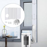 Maxbell Air Conditioner Window Kit Sturdy Replacement for Repair Home Sliding Window without Rain Cover
