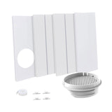 Maxbell Air Conditioner Window Kit Sturdy Replacement for Repair Home Sliding Window without Rain Cover