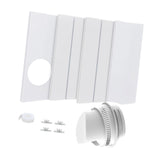 Maxbell Air Conditioner Window Kit Sturdy Replacement for Repair Home Sliding Window with Rain Cover