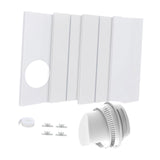 Maxbell Air Conditioner Window Kit Sturdy Replacement for Repair Home Sliding Window with Rain Cover