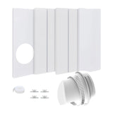 Maxbell Air Conditioner Window Kit Sturdy Replacement for Repair Home Sliding Window with Rain Cover