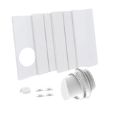 Maxbell Air Conditioner Window Kit Sturdy Replacement for Repair Home Sliding Window with Rain Cover