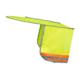 Maxbell Hard Hat Visor Sunproof Hard Hat Neck Shade for Hardhats Gardening Man Woman yellow