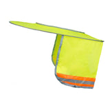 Maxbell Hard Hat Visor Sunproof Hard Hat Neck Shade for Hardhats Gardening Man Woman yellow