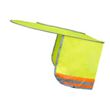 Maxbell Hard Hat Visor Sunproof Hard Hat Neck Shade for Hardhats Gardening Man Woman yellow