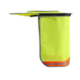 Maxbell Hard Hat Visor Sunproof Hard Hat Neck Shade for Hardhats Gardening Man Woman yellow lengthen