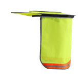 Maxbell Hard Hat Visor Sunproof Hard Hat Neck Shade for Hardhats Gardening Man Woman yellow lengthen