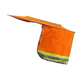 Maxbell Hard Hat Visor Sunproof Hard Hat Neck Shade for Hardhats Gardening Man Woman orange