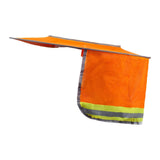 Maxbell Hard Hat Visor Sunproof Hard Hat Neck Shade for Hardhats Gardening Man Woman orange