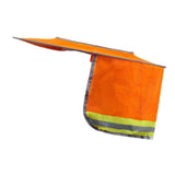 Maxbell Hard Hat Visor Sunproof Hard Hat Neck Shade for Hardhats Gardening Man Woman orange