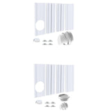 Maxbell Air Conditioner Window Panels Practical Easy Installation Versatile Portable without Rain Cover
