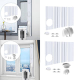 Maxbell Air Conditioner Window Panels Practical Easy Installation Versatile Portable without Rain Cover