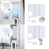Maxbell Air Conditioner Window Panels Practical Easy Installation Versatile Portable without Rain Cover