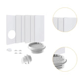 Maxbell Air Conditioner Window Panels Practical Easy Installation Versatile Portable with Rain Cover