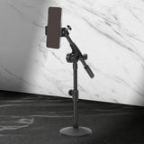 Maxbell Microphone Stand Mic Stand for Concert Performances Stage Studio Home Office Phone clip