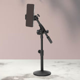 Maxbell Microphone Stand Mic Stand for Concert Performances Stage Studio Home Office Phone clip