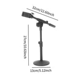 Maxbell Microphone Stand Mic Stand for Concert Performances Stage Studio Home Office Phone clip