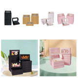 Maxbell 12 Pieces Small Treat Boxes Portable Pastry Box for Valentine Home Cake Shop black