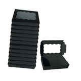 Maxbell 12 Pieces Small Treat Boxes Portable Pastry Box for Valentine Home Cake Shop black