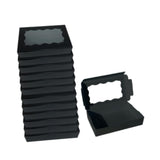 Maxbell 12 Pieces Small Treat Boxes Portable Pastry Box for Valentine Home Cake Shop black