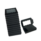 Maxbell 12 Pieces Small Treat Boxes Portable Pastry Box for Valentine Home Cake Shop black