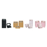 Maxbell 12 Pieces Small Treat Boxes Portable Pastry Box for Valentine Home Cake Shop black
