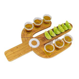 Maxbell Shot Glasses Holder Reusable Shot Glasses Serving Tray for Home Events Party