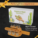 Maxbell Shot Glasses Holder Reusable Shot Glasses Serving Tray for Home Events Party