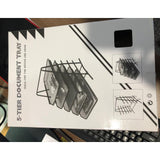 Maxbell Letter Tray Paper Organizer Versatile Paper File Rack for Home Office School