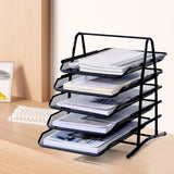 Maxbell Letter Tray Paper Organizer Versatile Paper File Rack for Home Office School