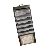 Maxbell Hanging Wall File Organizer Portable with 6 Pockets for A4 Size Paper Letter black