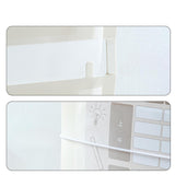 Maxbell Hanging Wall File Organizer Portable with 6 Pockets for A4 Size Paper Letter black