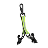 Maxbell Firefighter Glove Strap Outdoor Tool Work Glove Strap Fireman Turnout Gear Double Clip