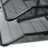 Maxbell Metal File Rack Desktop Storage Document Holder for Office Home Organization