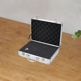 Maxbell Tool Box Organizer with Foam Liner Storage Box for Workshop Outdoor Household 33x24x10cm Silver