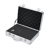 Maxbell Tool Box Organizer with Foam Liner Storage Box for Workshop Outdoor Household 33x24x10cm Silver