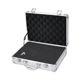 Maxbell Tool Box Organizer with Foam Liner Storage Box for Workshop Outdoor Household 33x24x10cm Silver