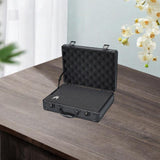 Maxbell Tool Box Organizer with Foam Liner Storage Box for Workshop Outdoor Household 33x24x10cm Black