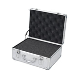 Maxbell Tool Box Organizer with Foam Liner Storage Box for Workshop Outdoor Household 34.5x27x15cm Silver
