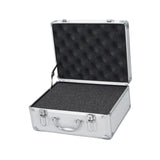 Maxbell Tool Box Organizer with Foam Liner Storage Box for Workshop Outdoor Household 34.5x27x15cm Silver