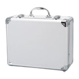 Maxbell Tool Box Organizer with Foam Liner Storage Box for Workshop Outdoor Household 34.5x27x15cm Silver