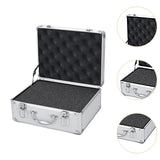 Maxbell Tool Box Organizer with Foam Liner Storage Box for Workshop Outdoor Household 34.5x27x15cm Silver