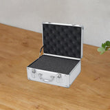 Maxbell Tool Box Organizer with Foam Liner Storage Box for Workshop Outdoor Household 34.5x27x15cm Silver