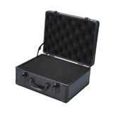Maxbell Tool Box Organizer with Foam Liner Storage Box for Workshop Outdoor Household 34.5x27x15cm Black