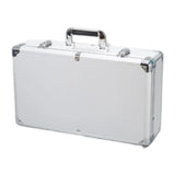 Maxbell Tool Box Organizer with Foam Liner Storage Box for Workshop Outdoor Household 48x28x14cm Silver