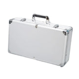 Maxbell Tool Box Organizer with Foam Liner Storage Box for Workshop Outdoor Household 48x28x14cm Silver