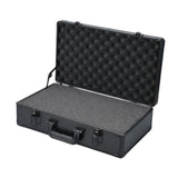 Maxbell Tool Box Organizer with Foam Liner Storage Box for Workshop Outdoor Household 48x28x14cm Black