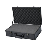 Maxbell Tool Box Organizer with Foam Liner Storage Box for Workshop Outdoor Household 48x28x14cm Black